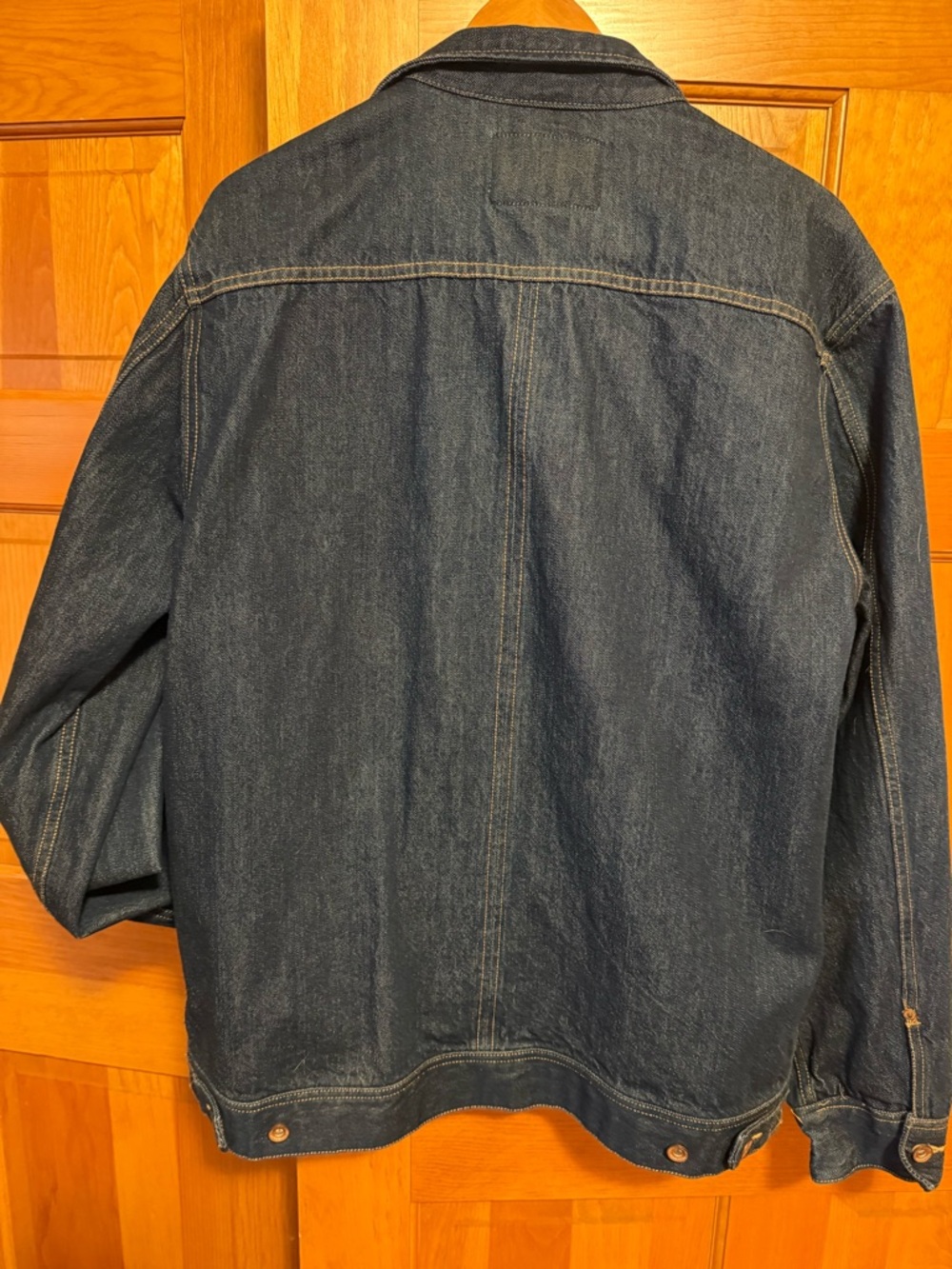 Taylor Stitch Long Haul Dark Blue Denim Jacket - Picture 6 of 10